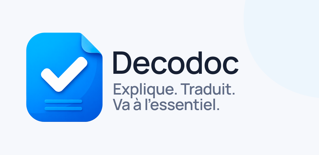 Decodoc — explique, traduit, va à l'essentiel