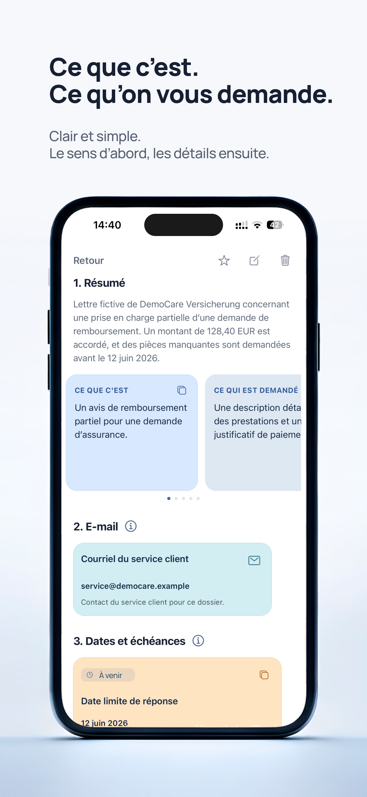 Analyse structurée — de quoi il s'agit et ce qui est demandé